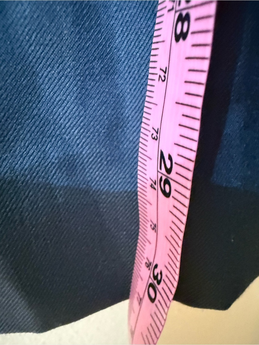 & Other Stories 8 Navy Wide-Leg High-Rise Cotton Wool Pants Preppy Clean Girl - Picture 9 of 9